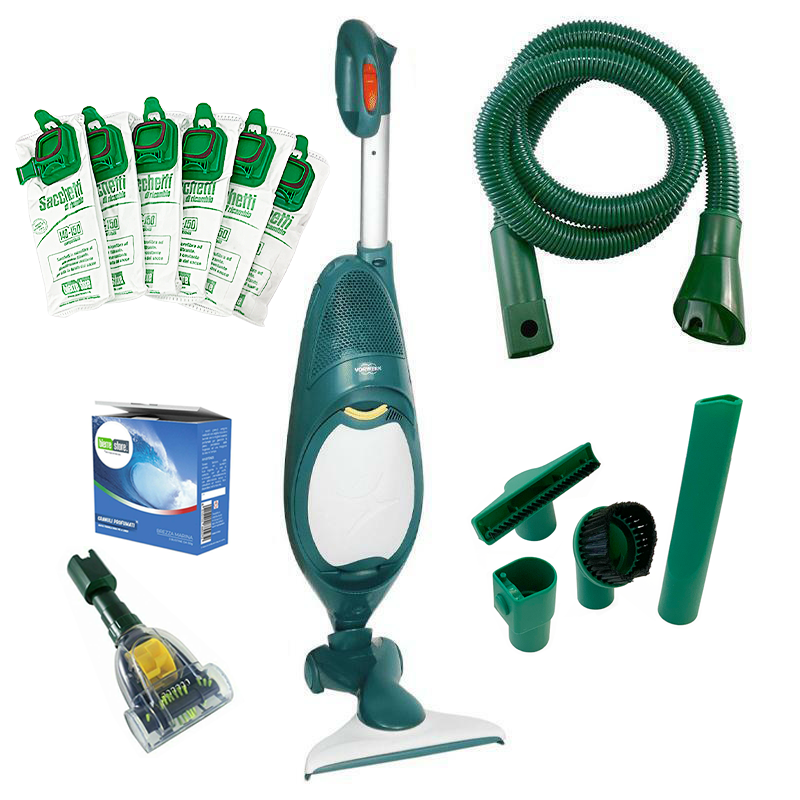 folletto vk 140 ricondizionato con sacchetti compatibili, profumi e tubo flessibile