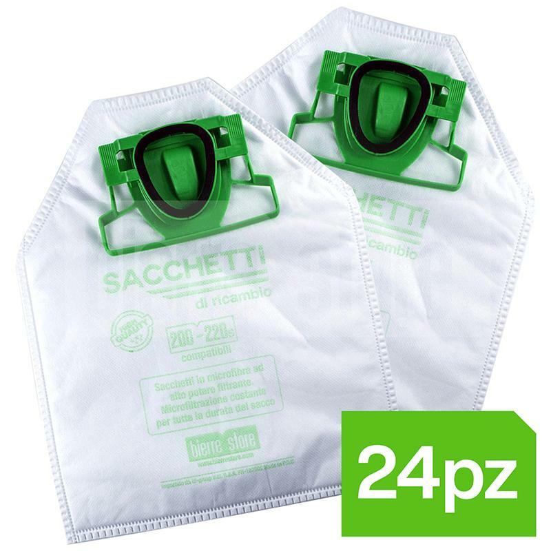 bierre store kit risparmio sacchetti folletto vk 200 vk 220 s 24pz compatibili - foto 2 bierre store kit risparmio sacchetti folletto vk 200 vk 220 s 24pz compatibili - foto 2