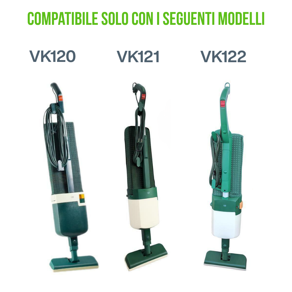 bierre store spazzola corpo girevole con ruote hd20 vk 120 121 122 compatibile - foto 4