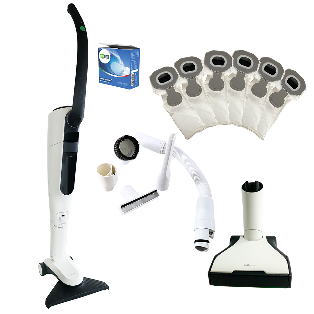 vorwerk folletto vk7s con battitappeto eb7 rigenerati e tubo compatibile - foto 1