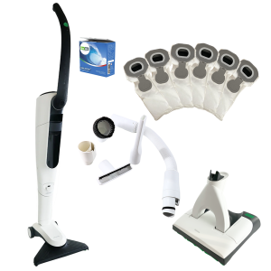 Folletto senza fili vk7 con pulilava sp7 rigenerati e tubo compatibile